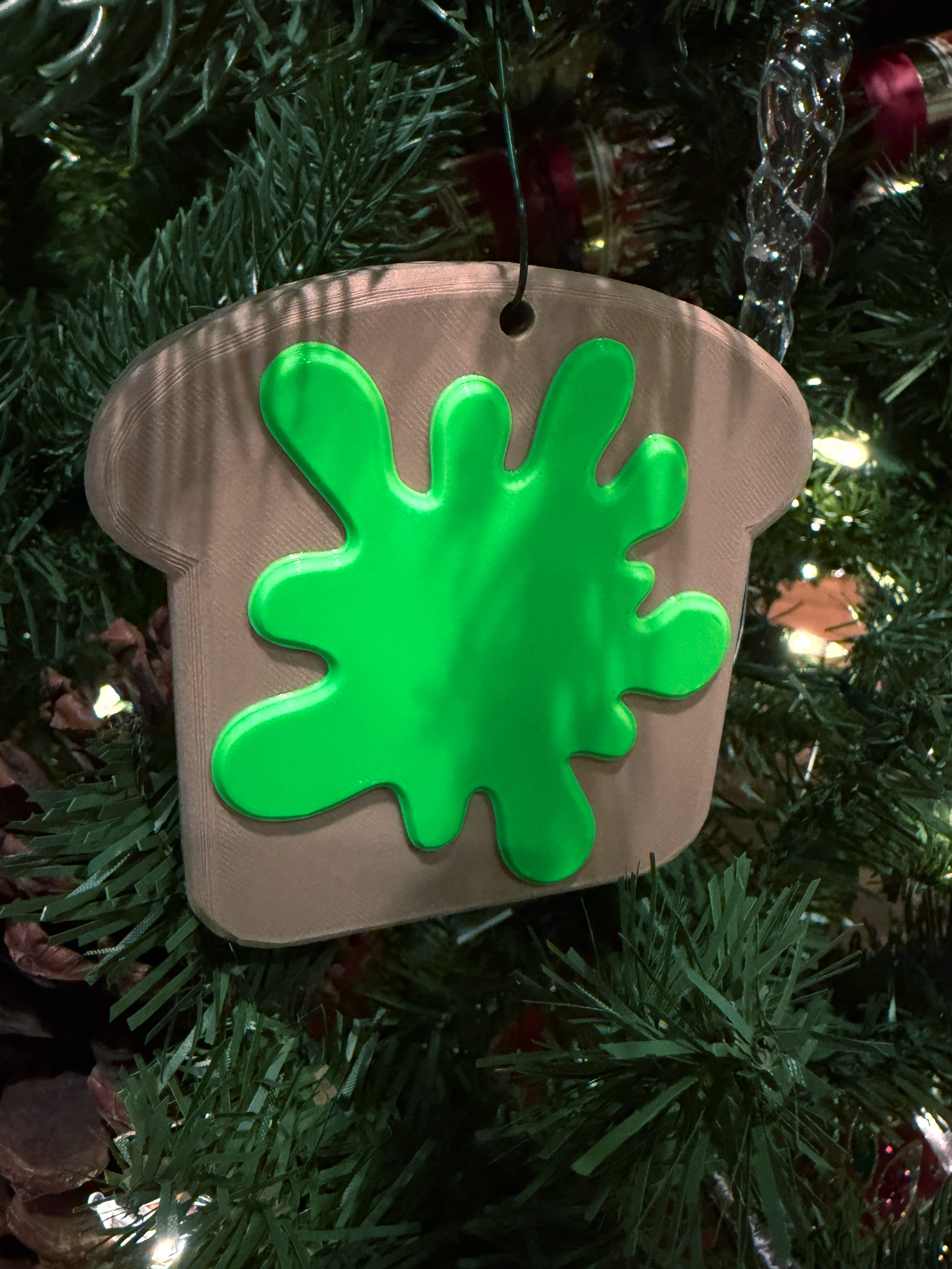 Avocado Toast Holiday Ornament