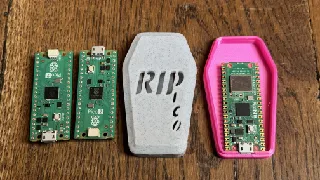 Raspberry Pi Pico Coffin Case — “RIPico” Halloween Enclosure