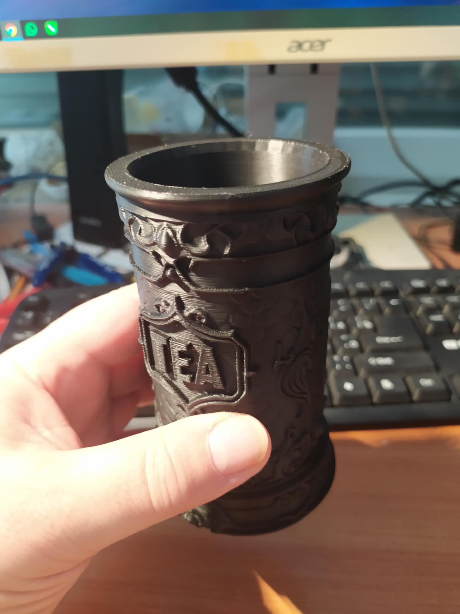 Miniatura 4 do modelo 3D Tea container with dragon