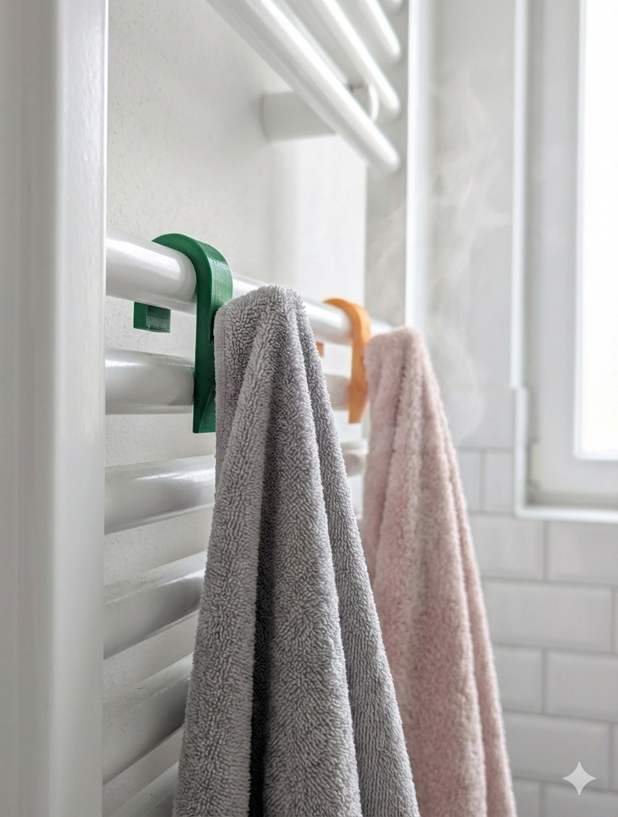 Heated Towel Rail Radiator Hook