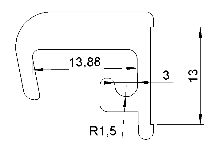 Ikea Jonaxel drawer label clip
