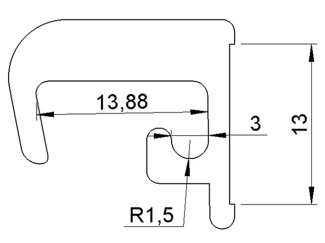 Ikea Jonaxel drawer label clip