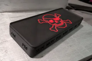 Skull and Crossbones Pill Organizer