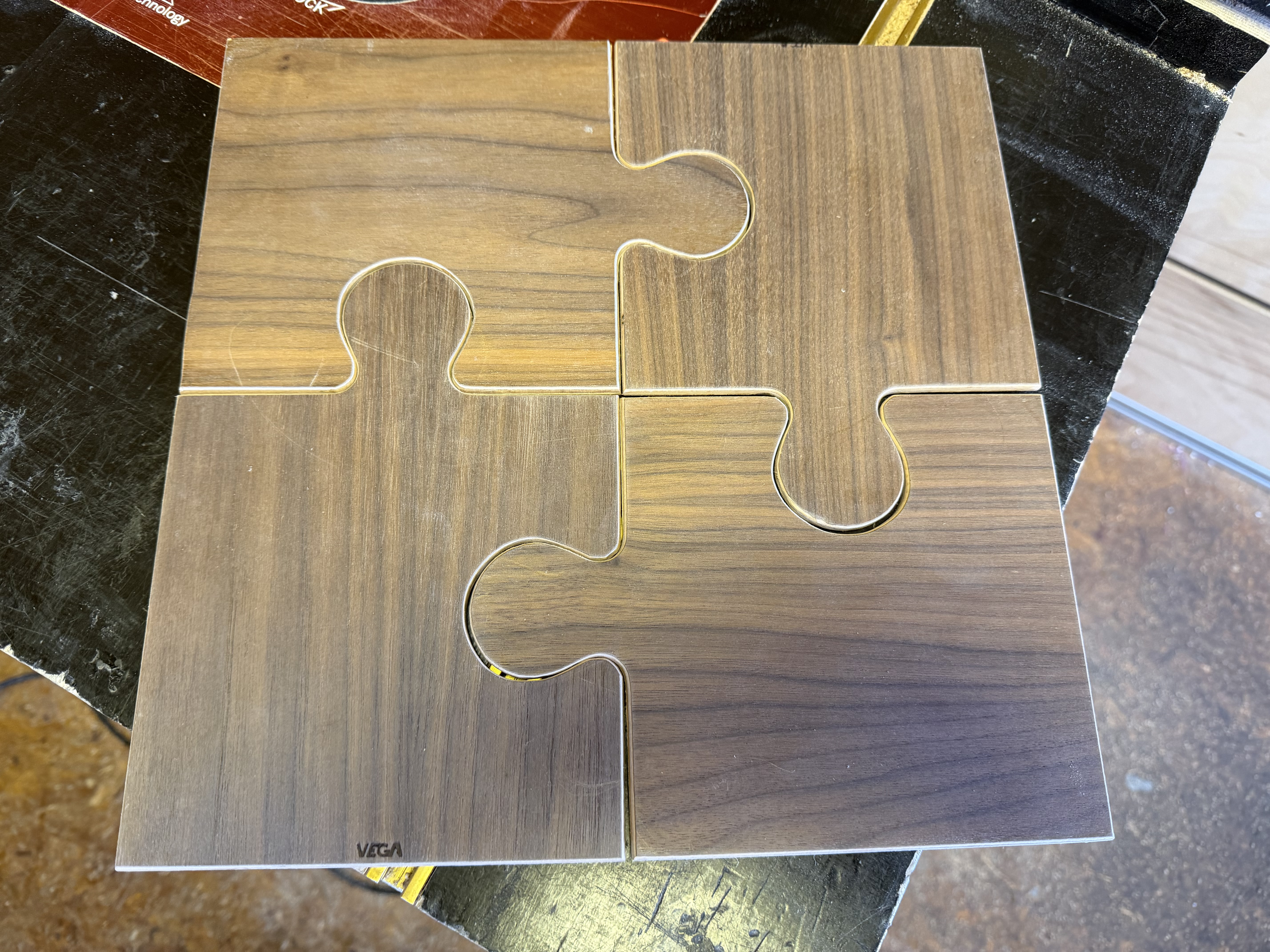 Schablone Puzzle