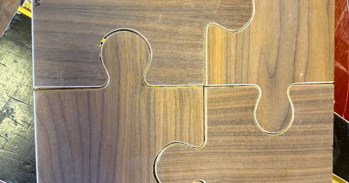 Schablone Puzzle by Steini | Download free STL model | Printables.com - 3D model önizlemesi