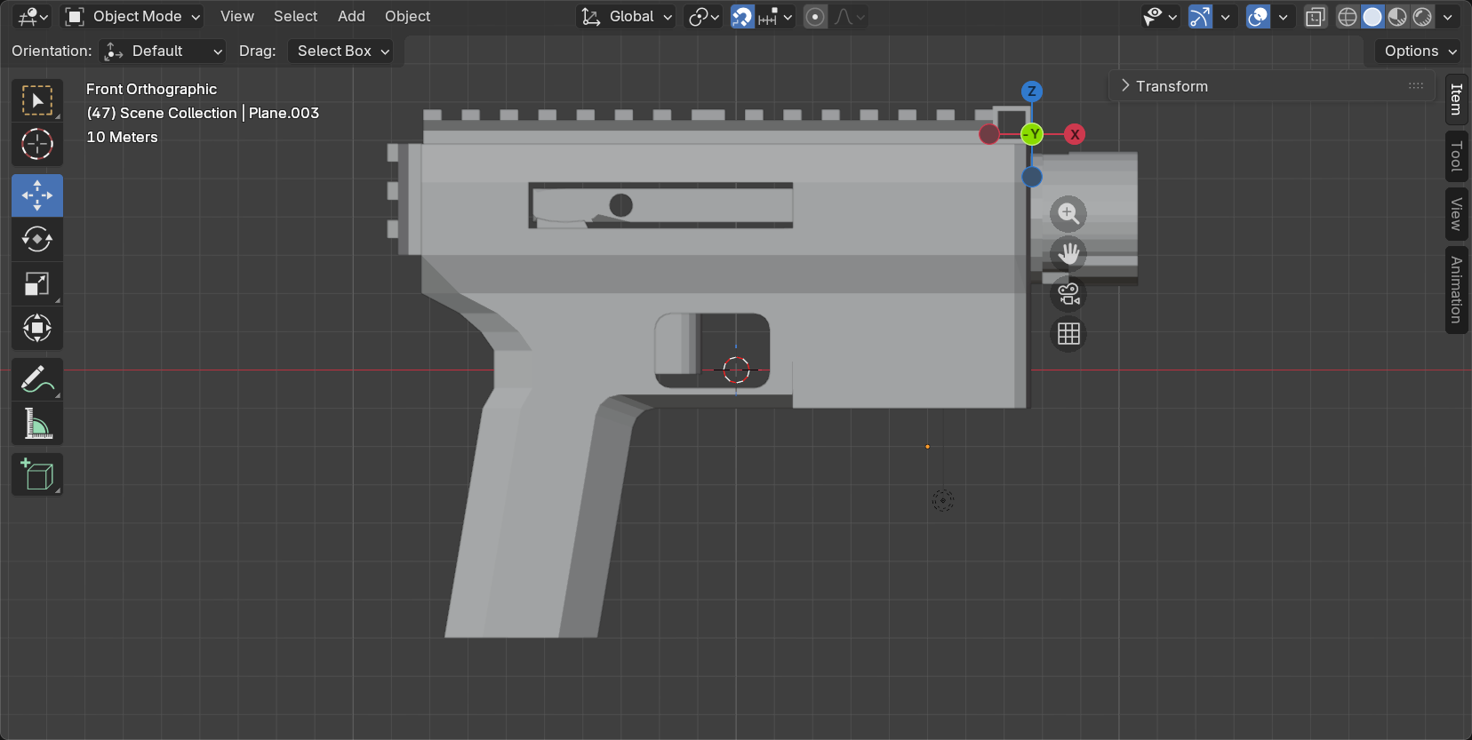 Bandit Mk1: Small Compact rubberband nerf gun