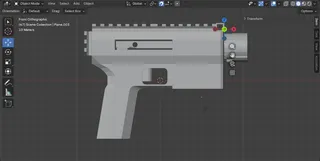 Bandit Mk1: Small Compact rubberband nerf gun