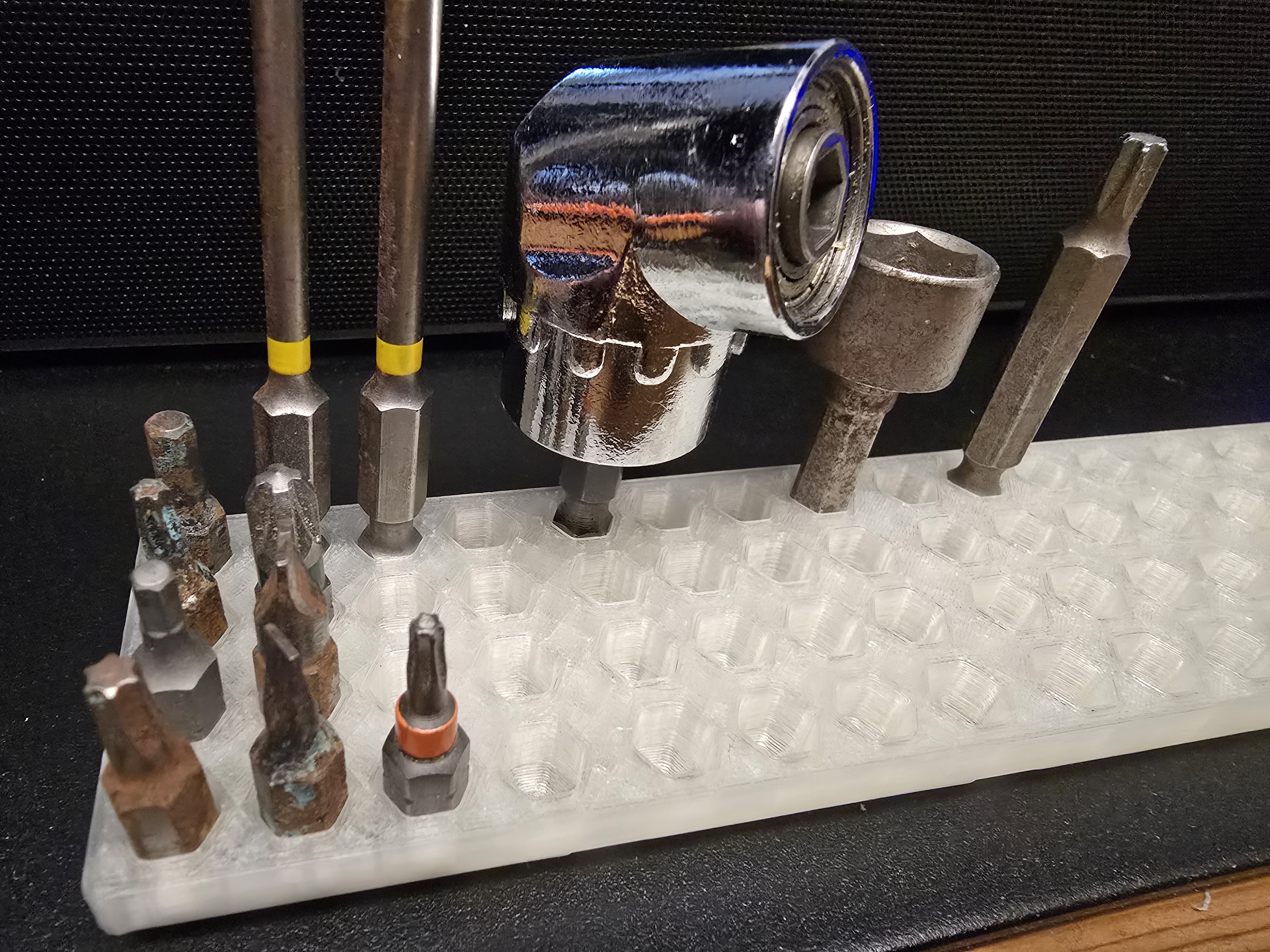 hex bit holder - gridfinity