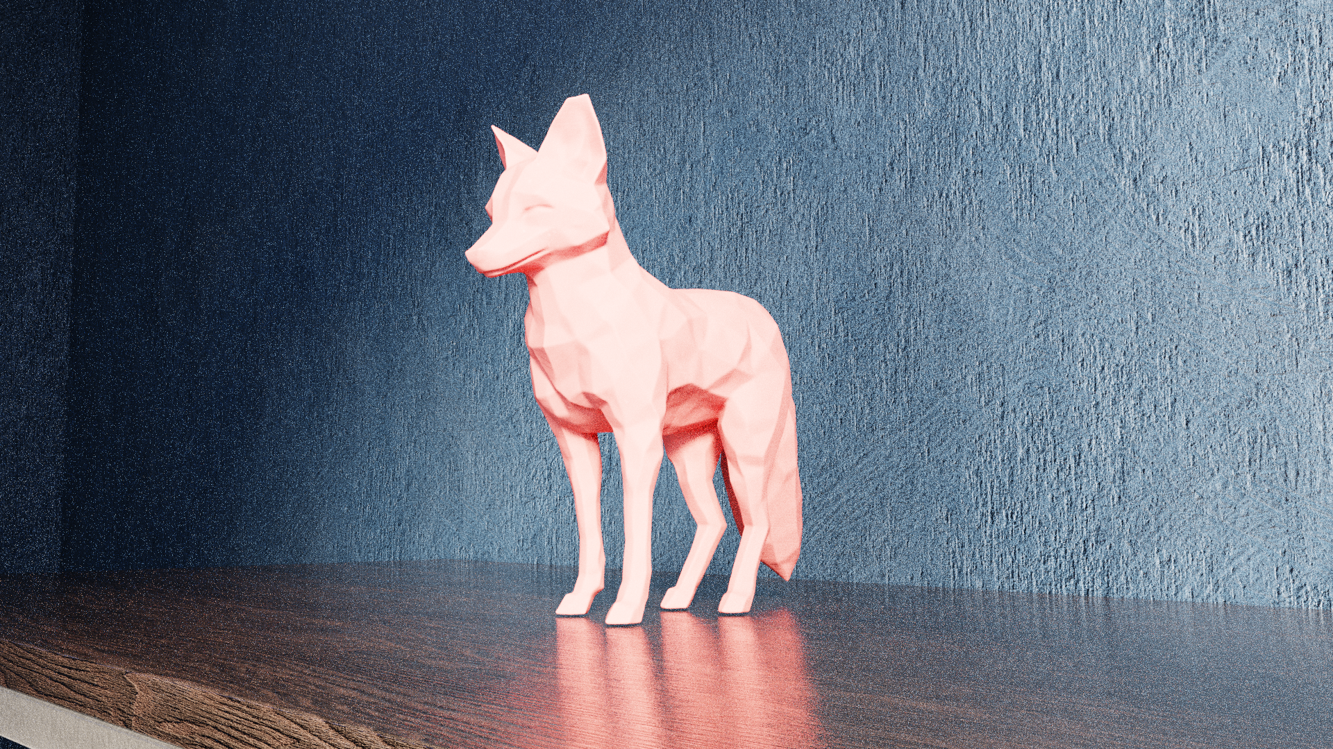 Low Poly Fox — miniatura 5