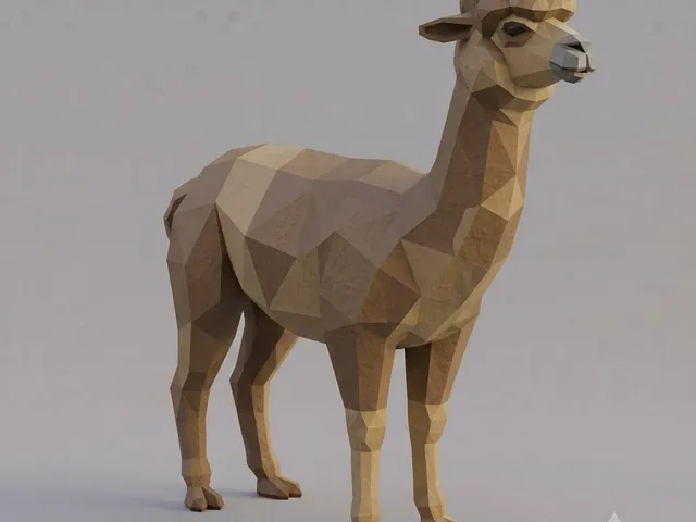 Low Poly Alpaca