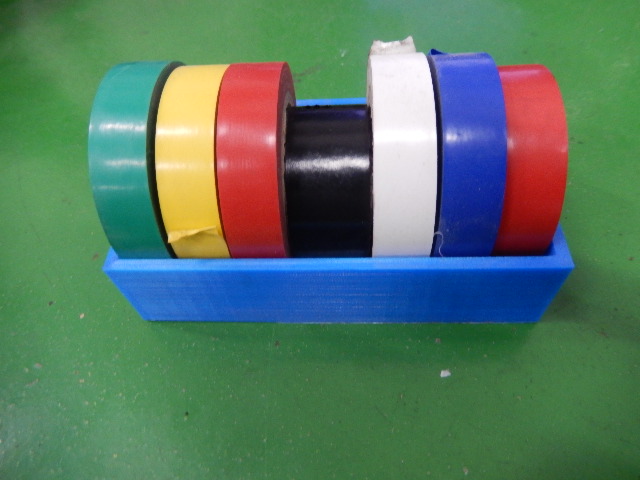 colored electrical tape holder 3D model
