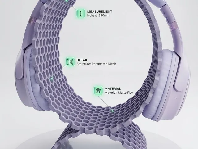 Headphones stand Hex