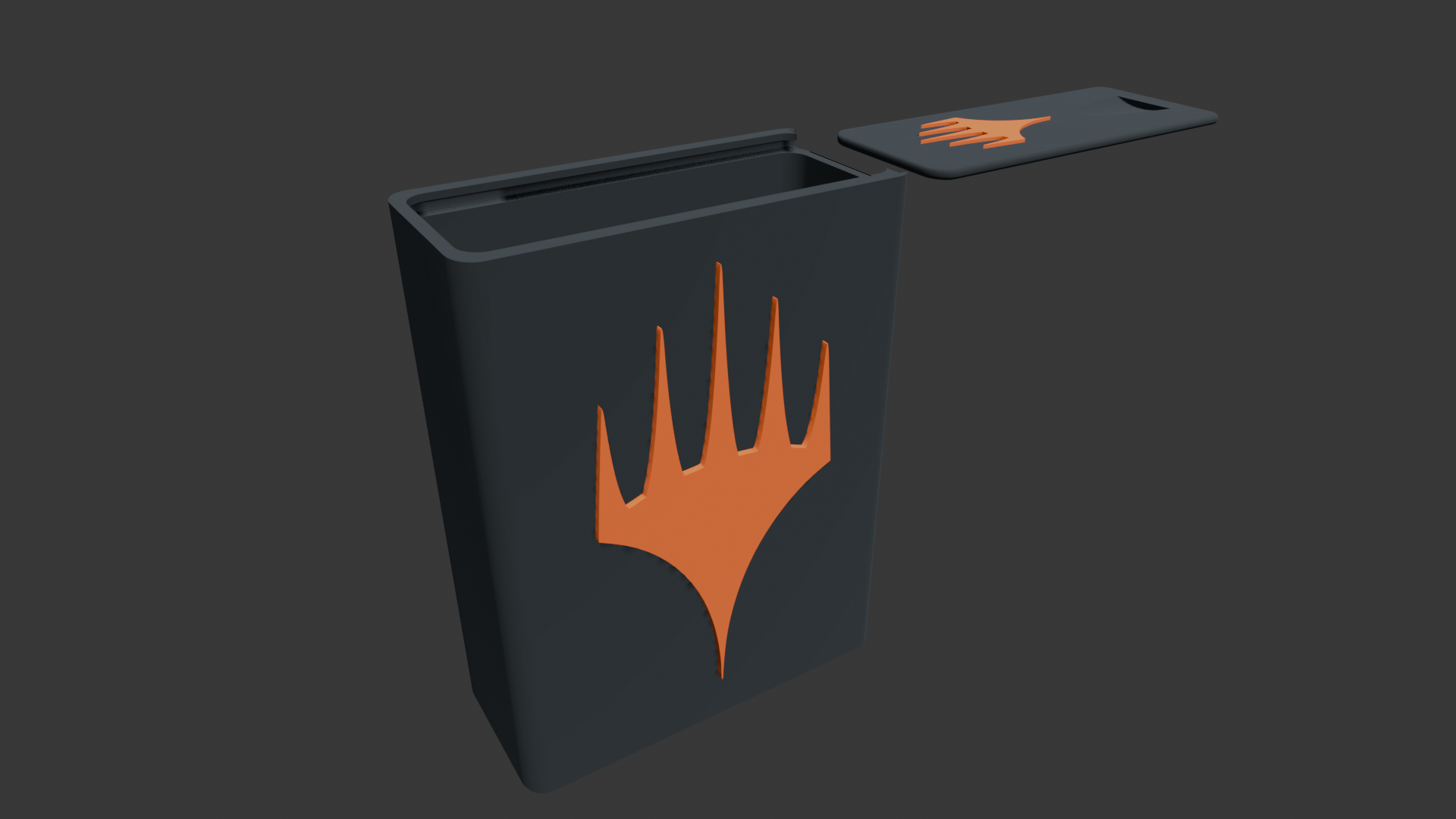 V2 . MTG Basic Deck Box – Magic: The Gathering Logo (Holds 60 Sleeved Cards)