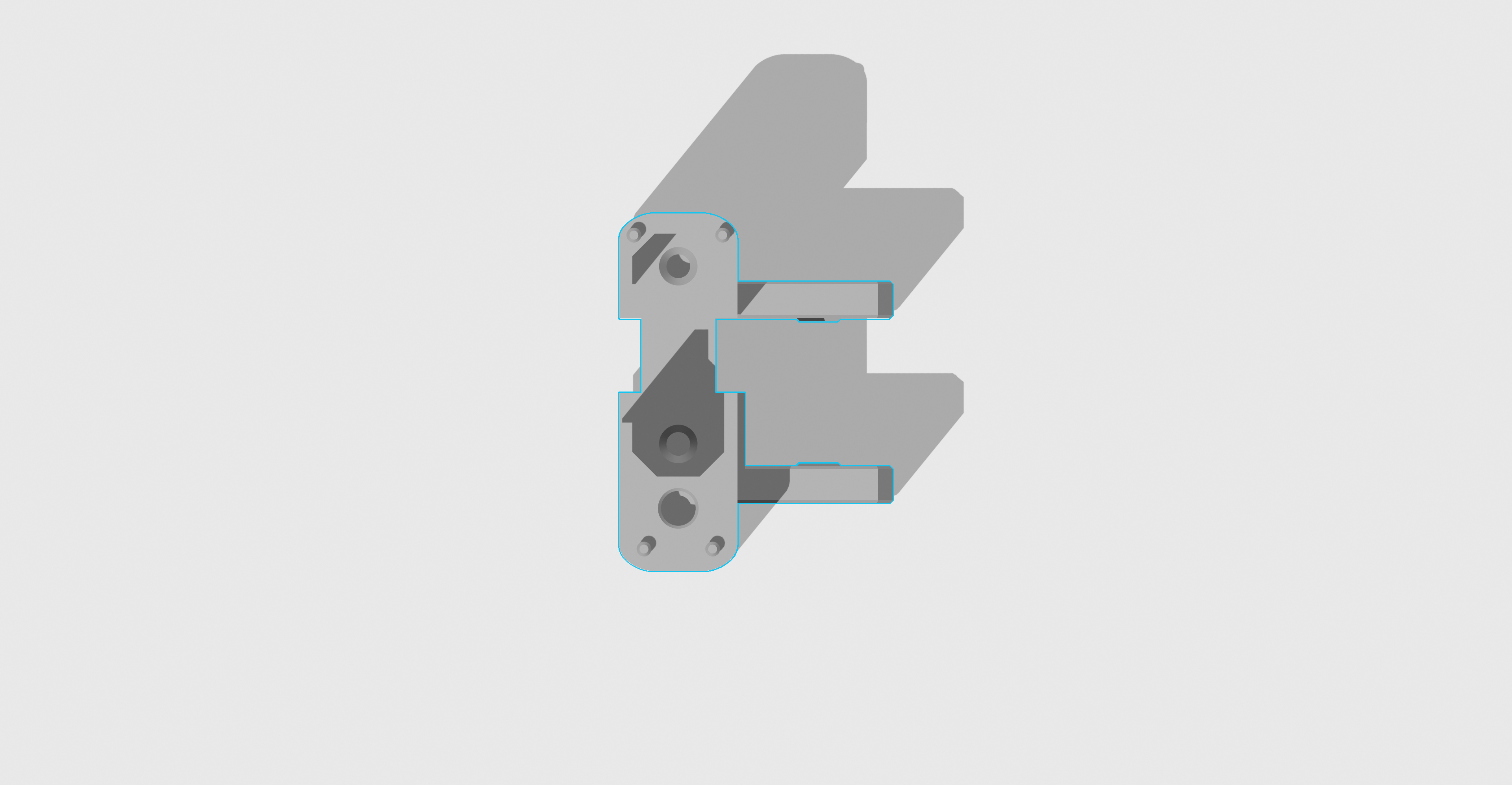 Voron 2.4 "Chunky Alpaca" Tensioners with screw relief holes