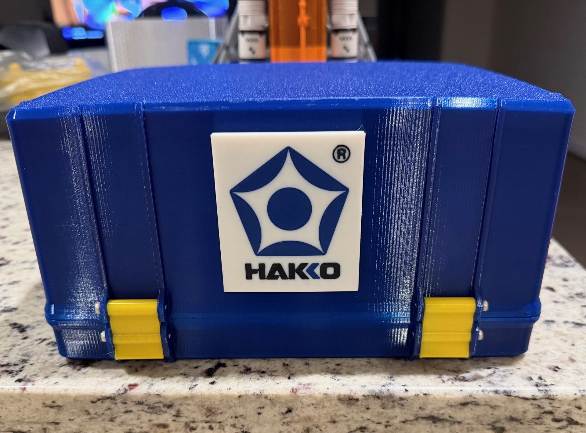 Hakko Logo plate for your Hakko FX-888(D) Rugged Case 3D model