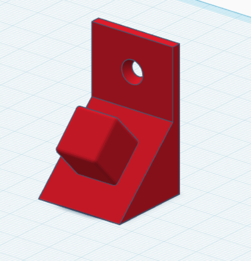 single 3/4 and 1/2 nuts wall holder