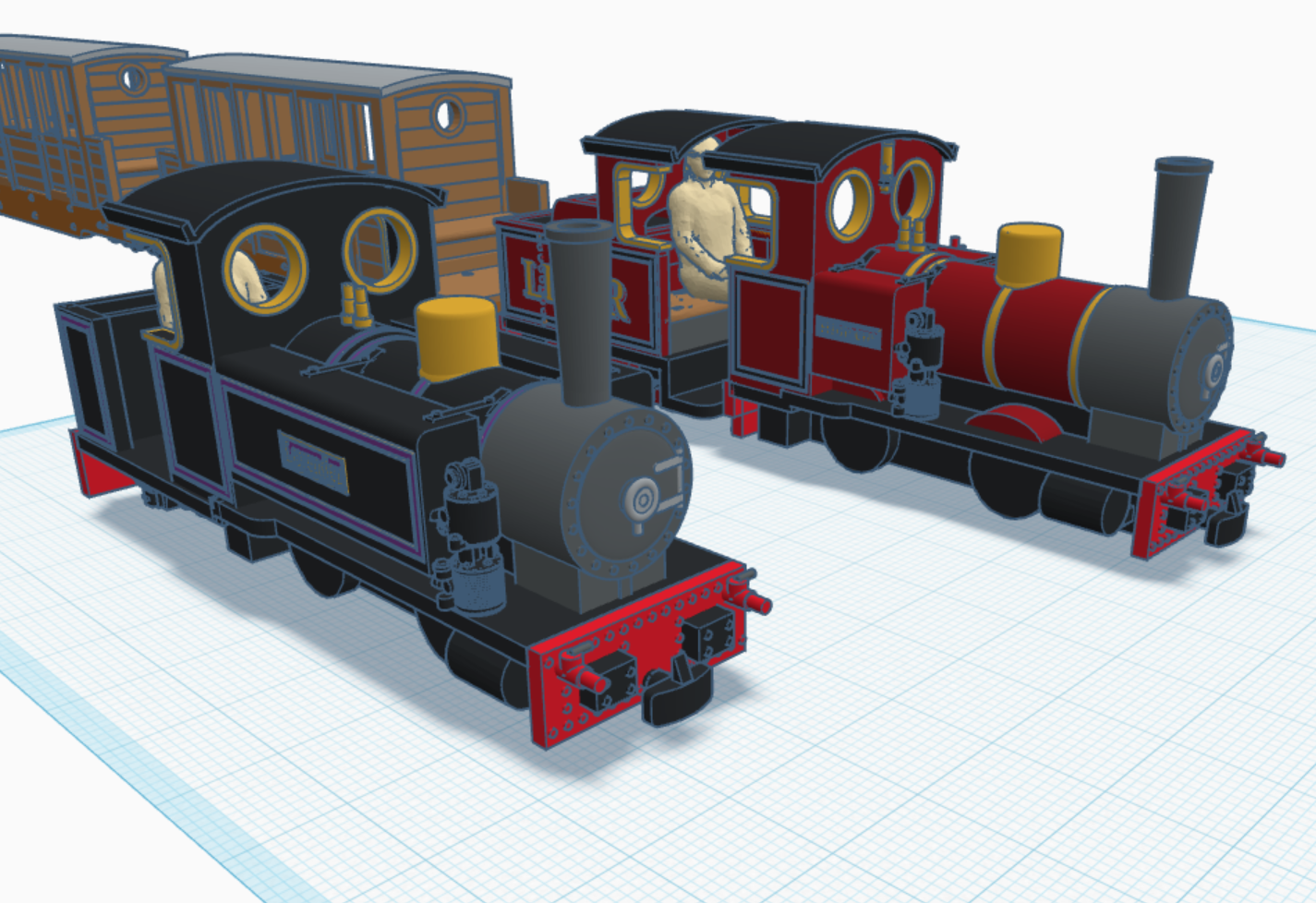 O9 gauge locos for Bachmann Rheneas chassis