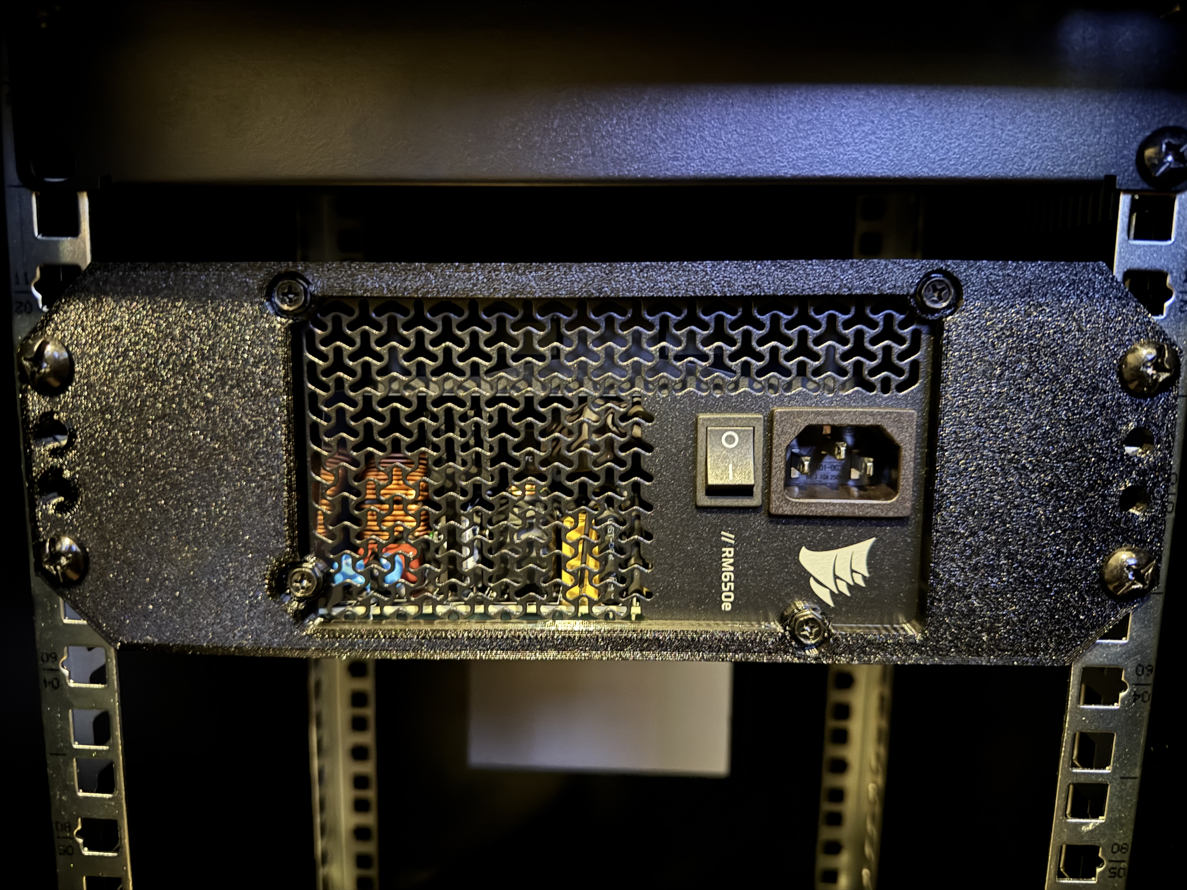 ATX PSU bracket for 10 inch rack 220x220 mm Version