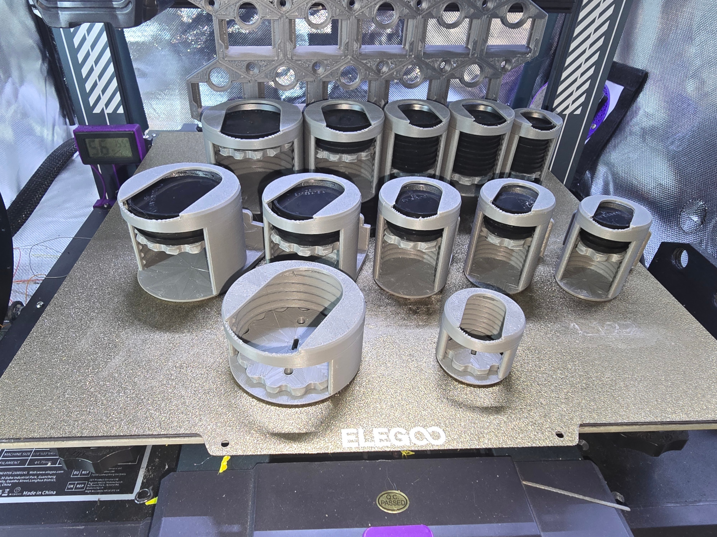 Parametric Miniature RPG and Warhammer Compatible Base Storage