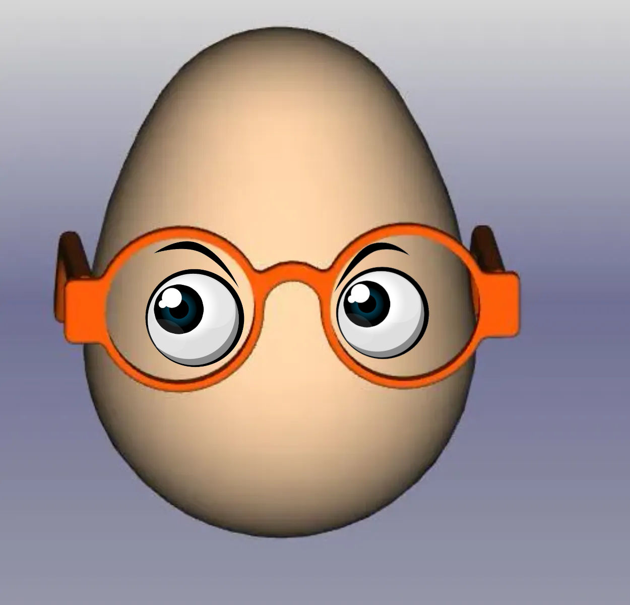 Ei-Deko-Brille 3D model