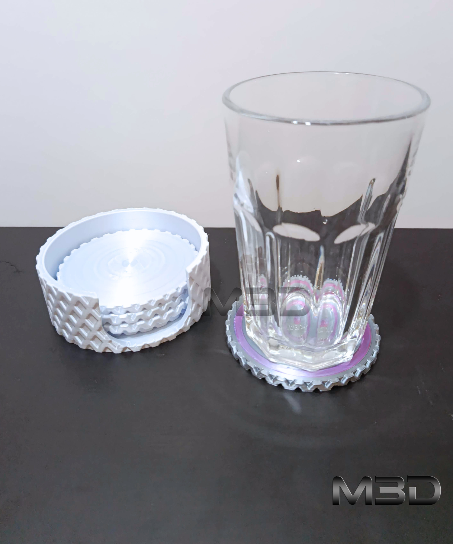 Basic Coaster Set with Holder