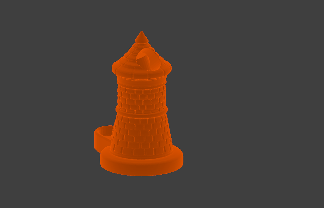 Arcana Dice Tower – Brick Castle Edition (No Supports Needed, Small Printer Friendly) — thumbnail 5