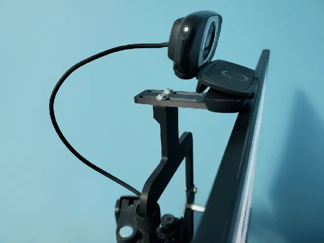 Adjustable webcam VESA mount