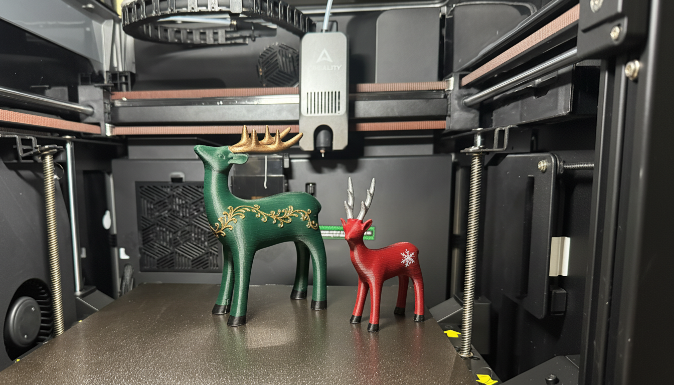 Simple Deer Family Set - Rustic Woodland Charm