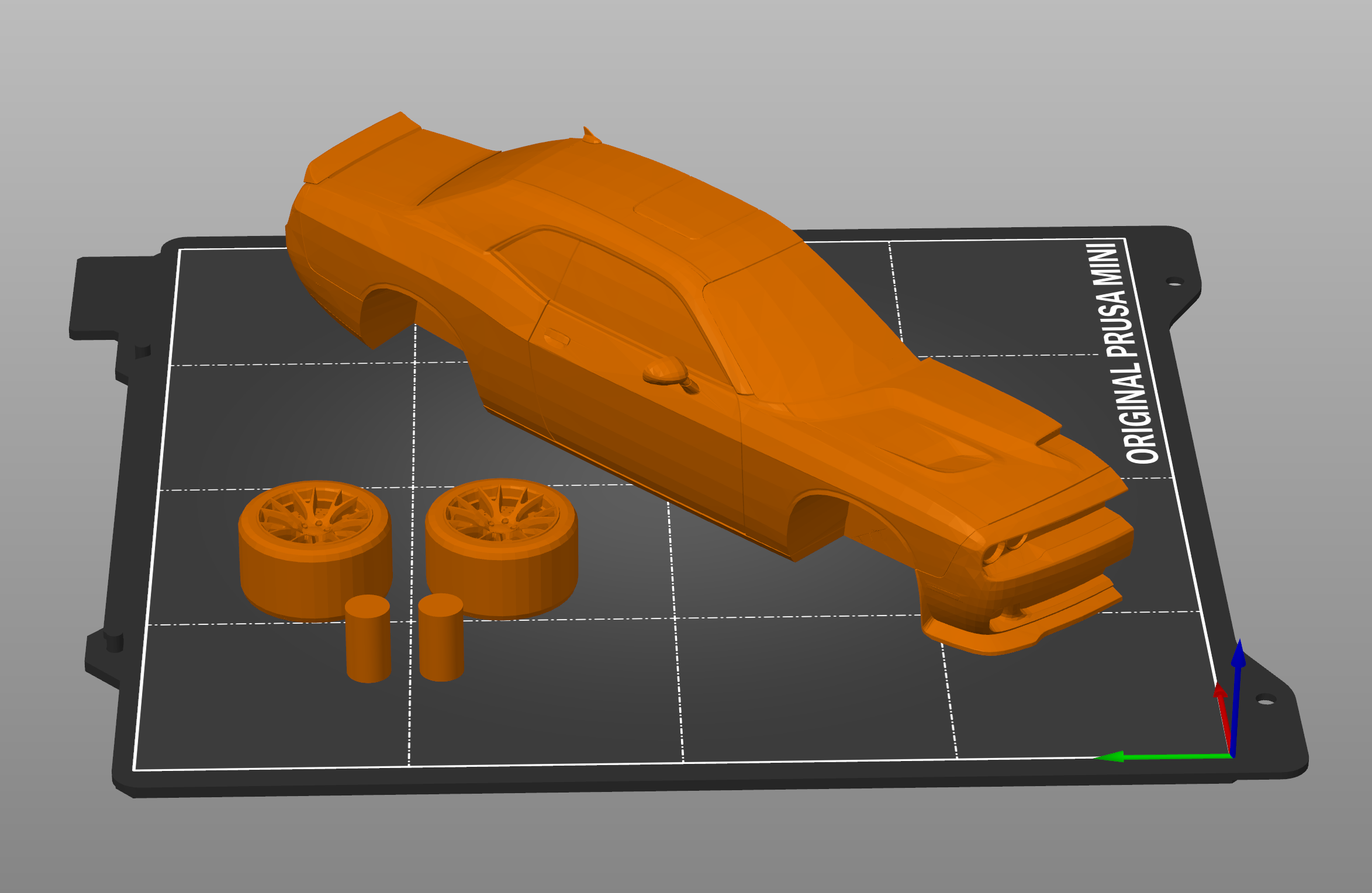Miniatura 5 do modelo 3D Dodge Challenger Hellcat Wall-mounted