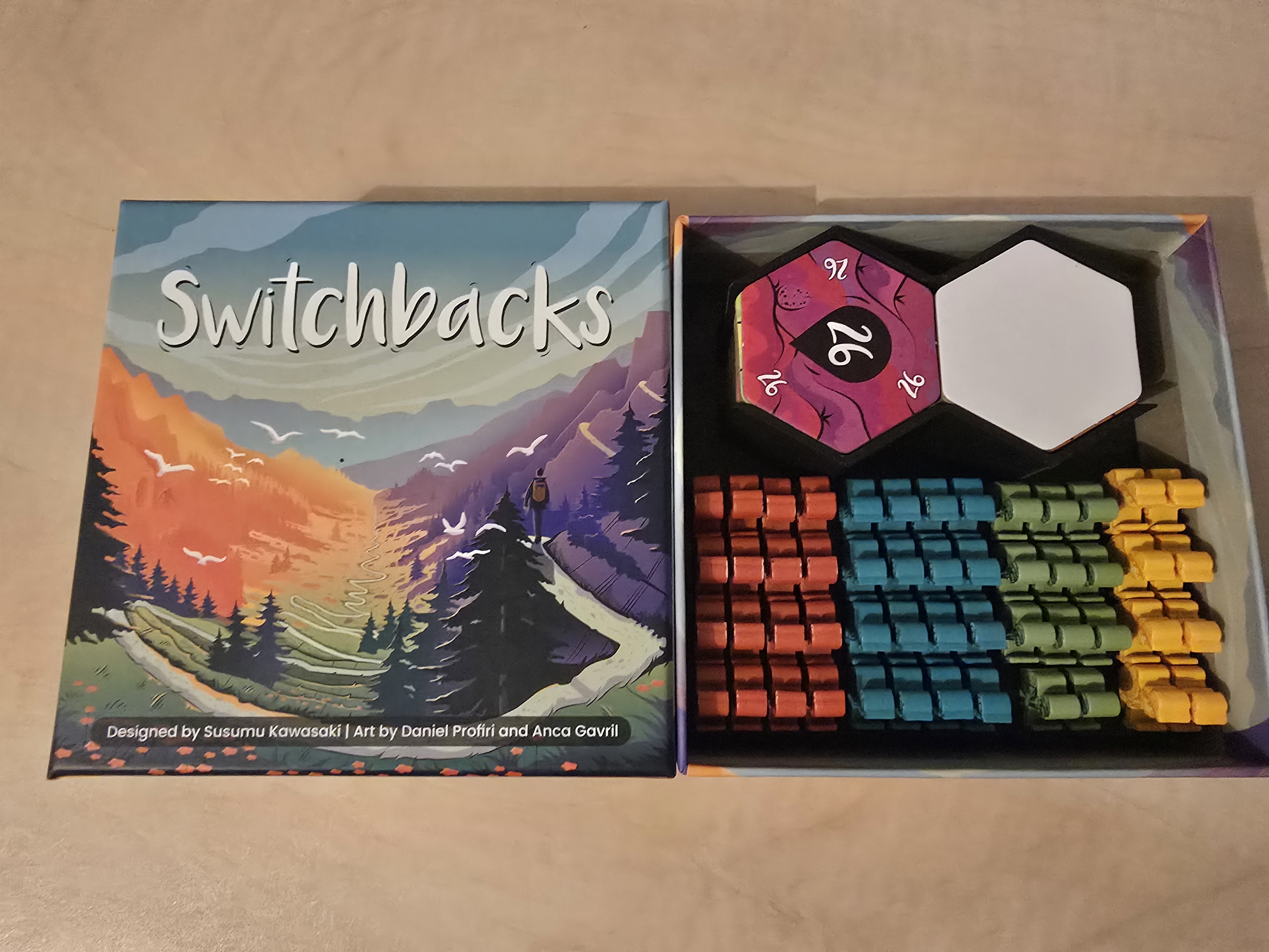 Switchbacks Board Game Insert Remix — miniatura 2