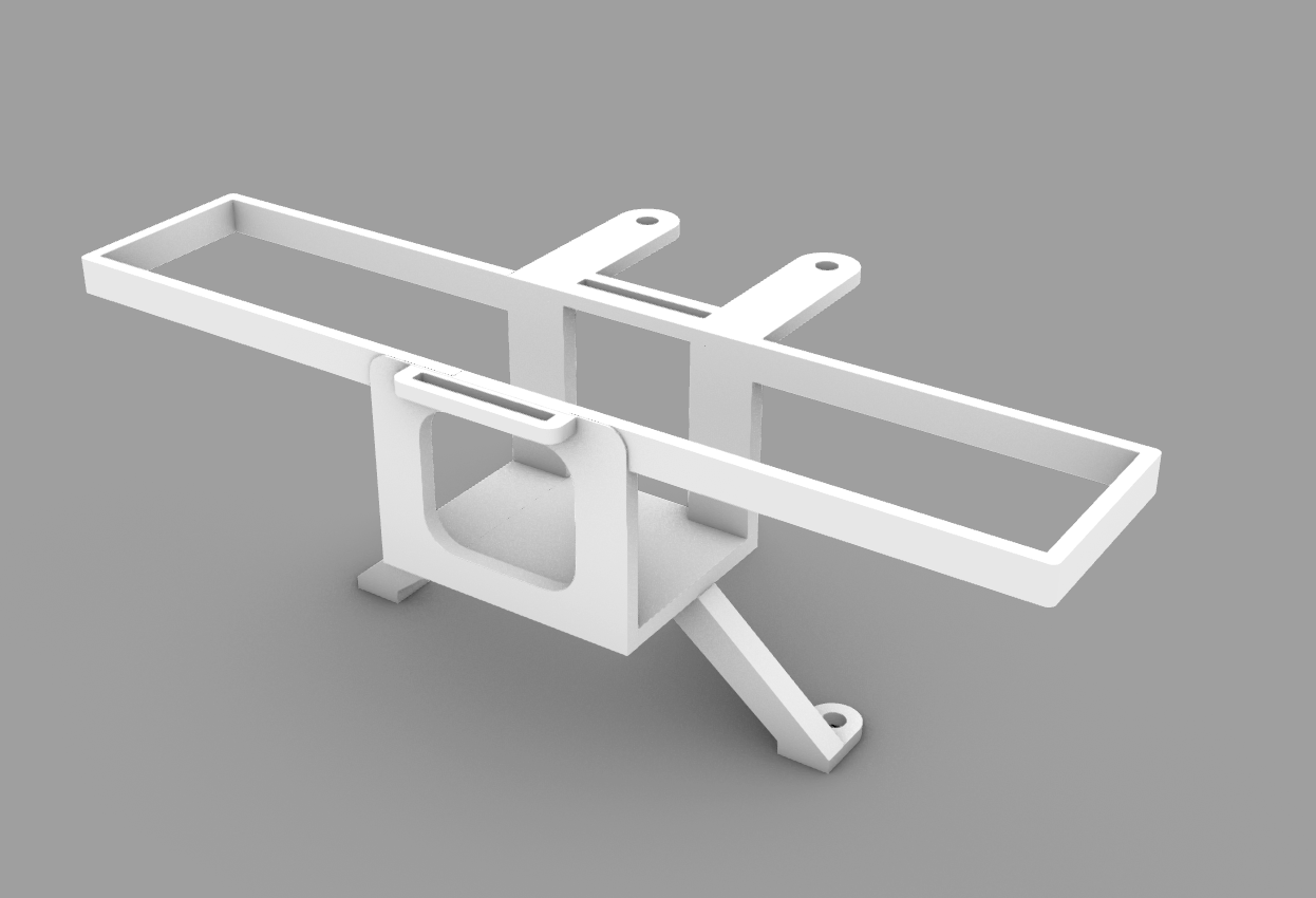 Axial SCX10 Front battery tray