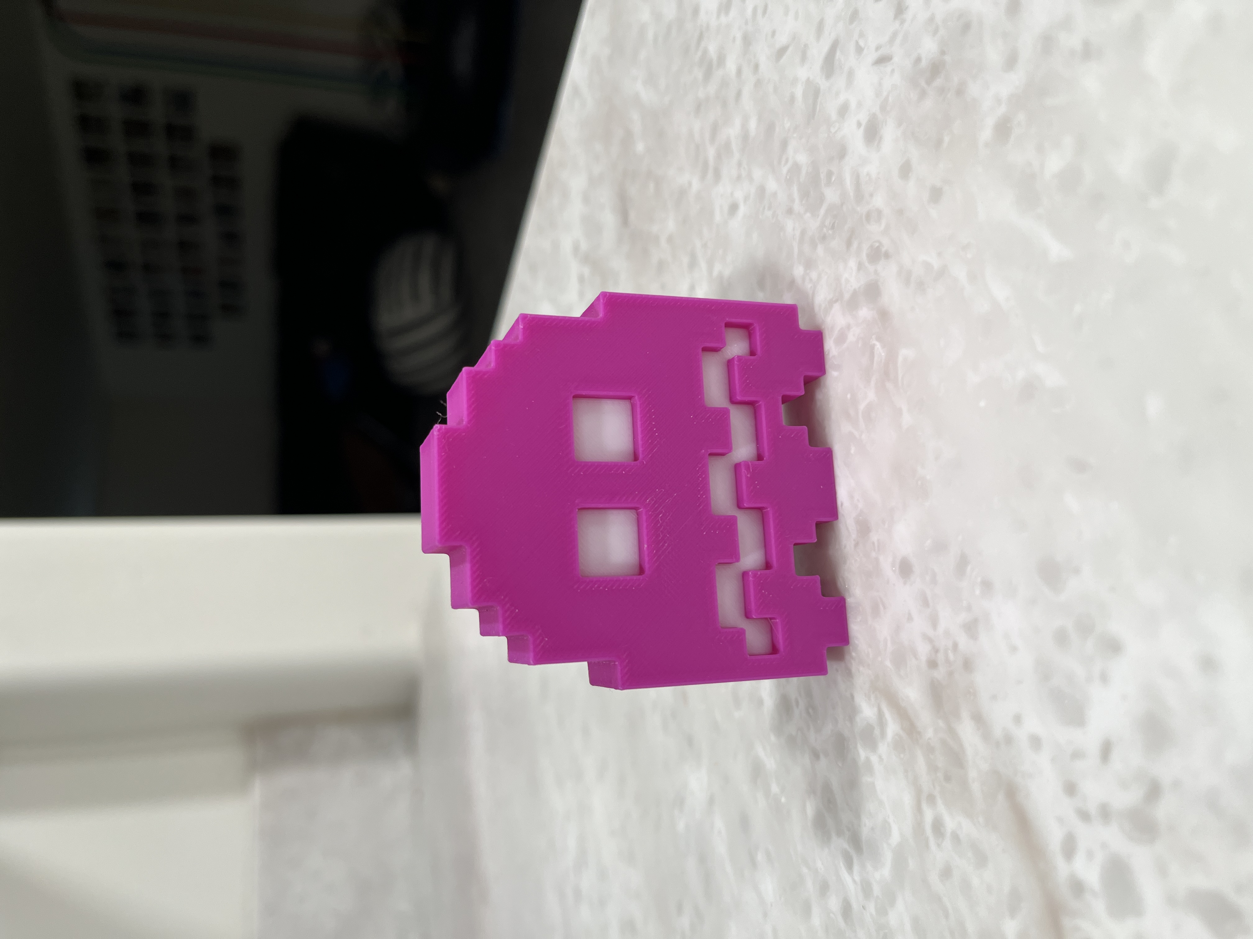 8-bit Pacman Ghost (Scared) for LEGO Wreath