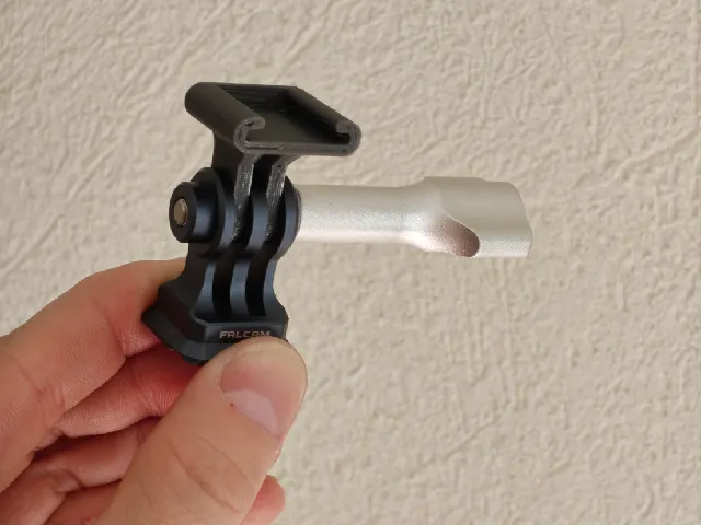 Action cam mount to Cold Shoe adapter