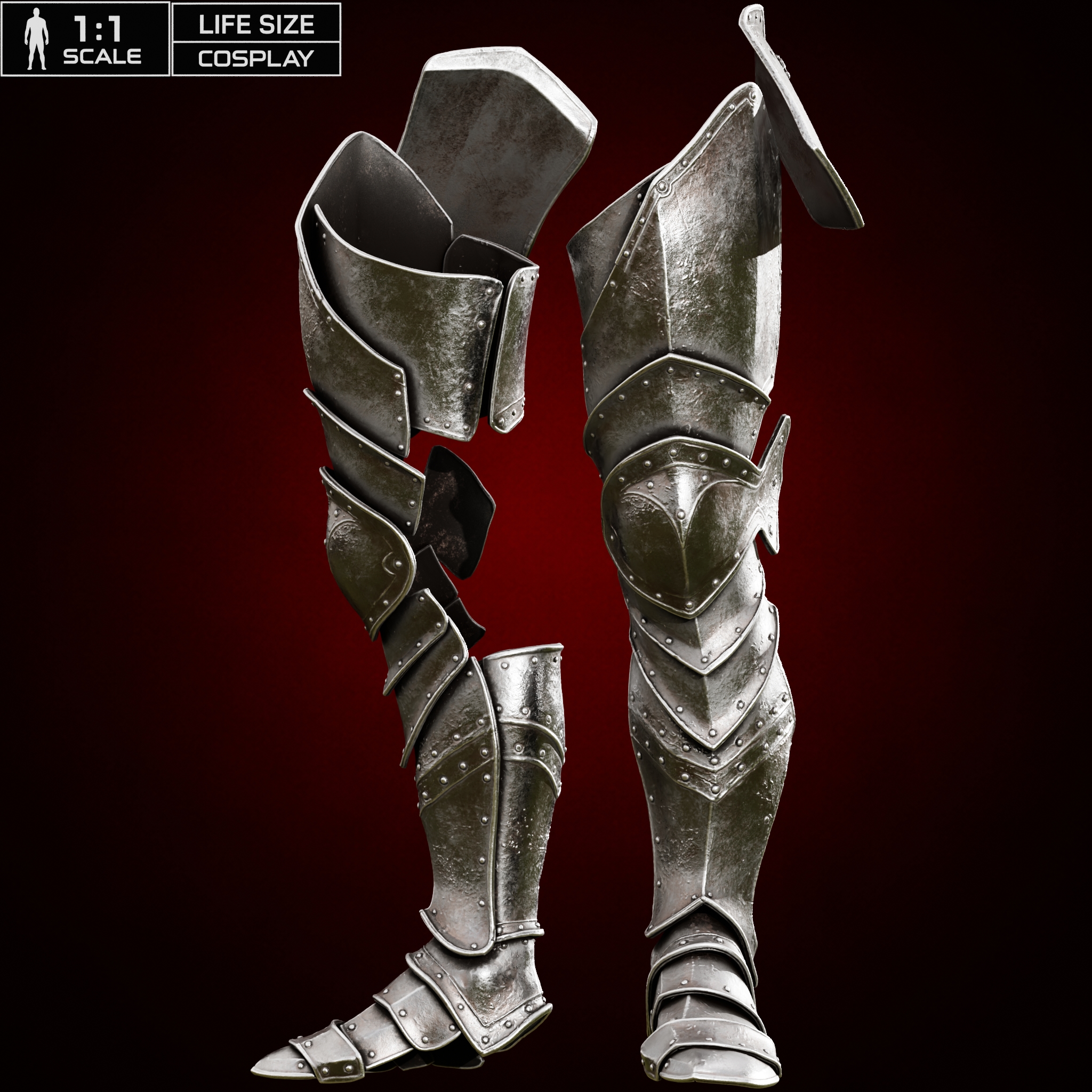 HARROS THE VASSAL LEG ARMOR life size - Mortal Shell I and II Fan Art STL