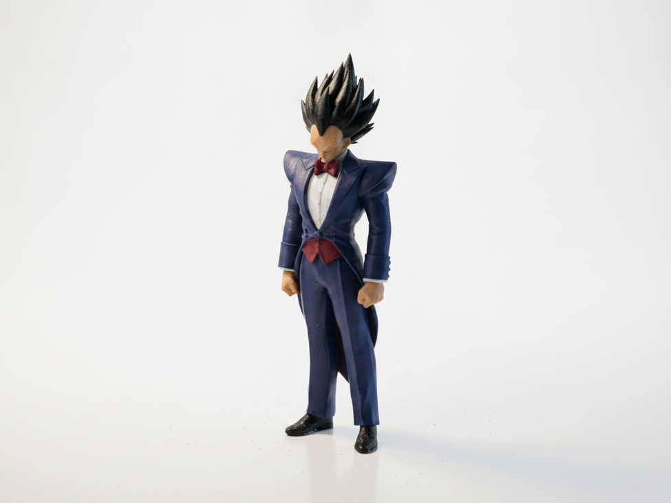 Dapper Vegeta Figurine Anime 3D Printable