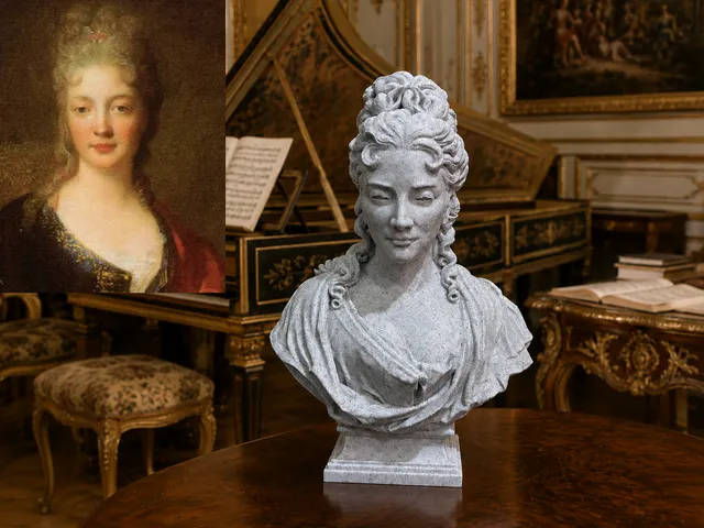 Élisabeth-Claude Jacquet de La Guerre — Buste