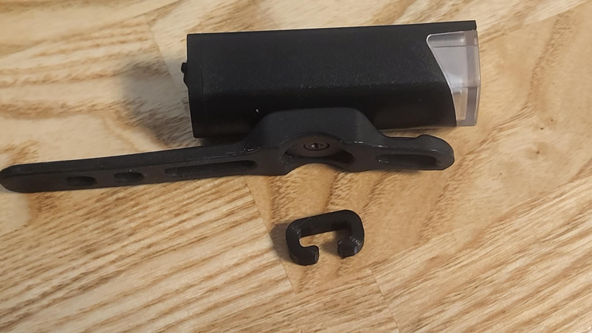 Clip for Bike Light Rubber Band