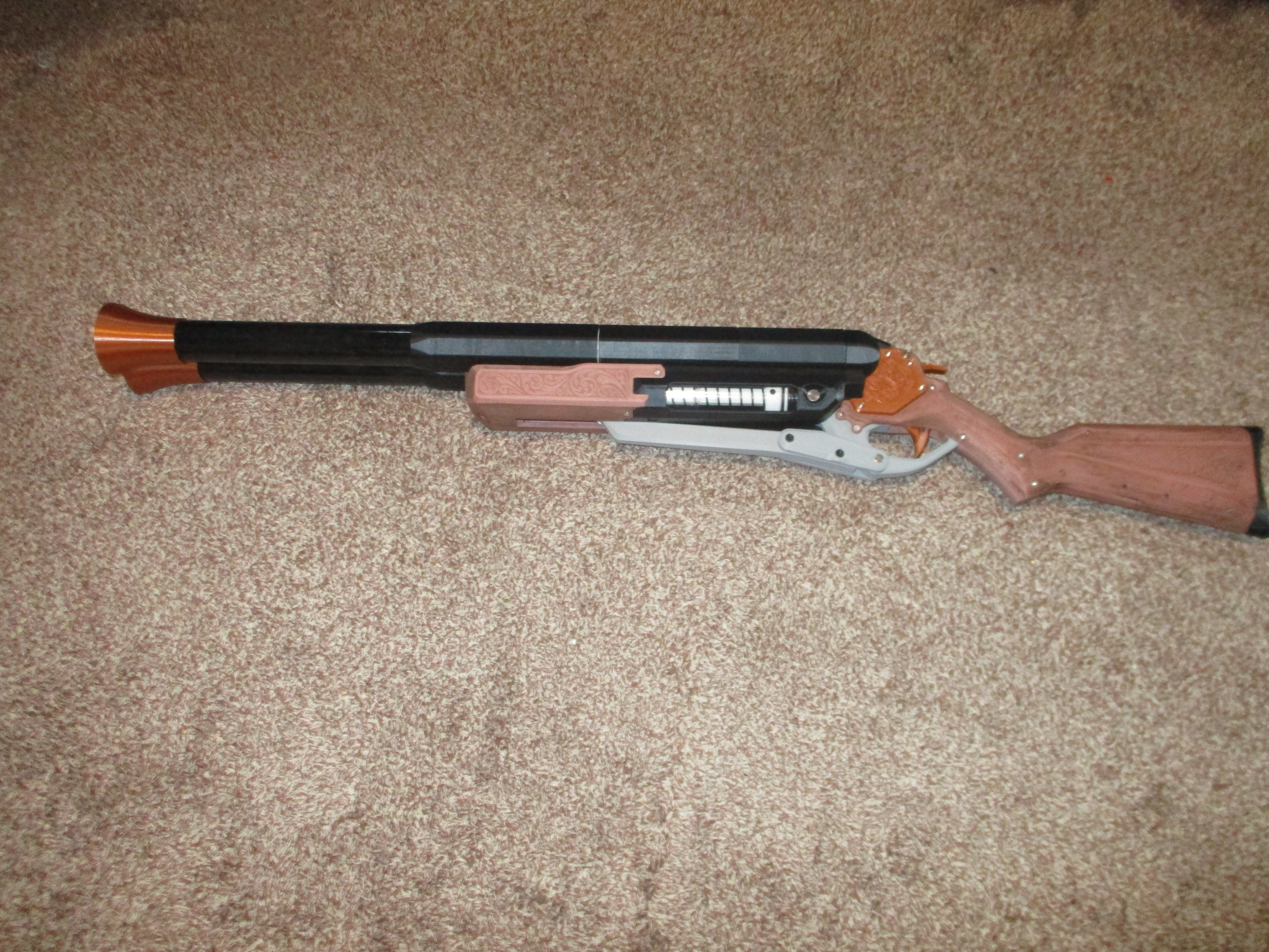 Musket/blunderbuss addition to Stagecoach SxS Nerf Blaster