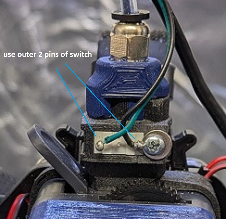 Reverse Bowden + Filament Sensor Combo with UBBI. For Neptune 4s using LS FanMod. 3D model thumbnail