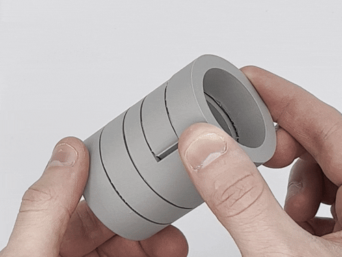 Developable Four-Bar - Double Cylinder