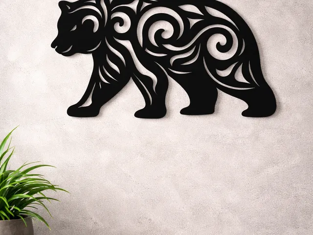 Tribal Bear Wall Art