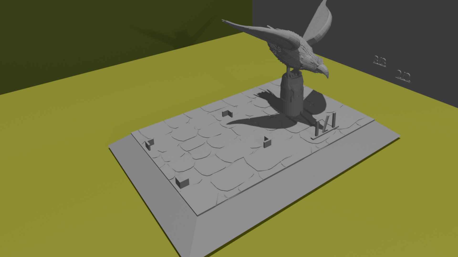 Magic Bird Token – 3D Printable Creature Token — thumbnail 5