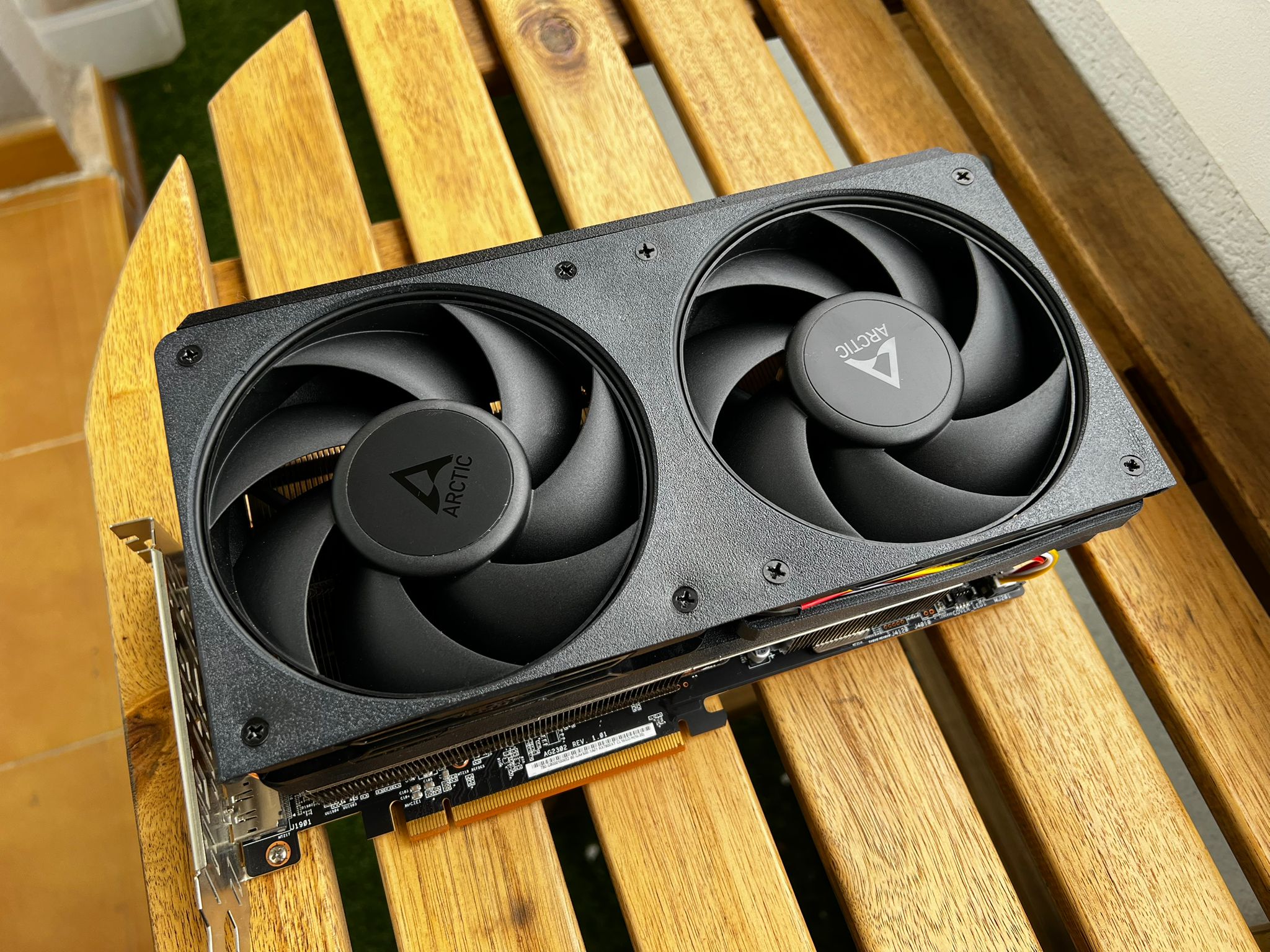 Radeon 7800XT fan shroud adapter 120mm asrock challenger OC