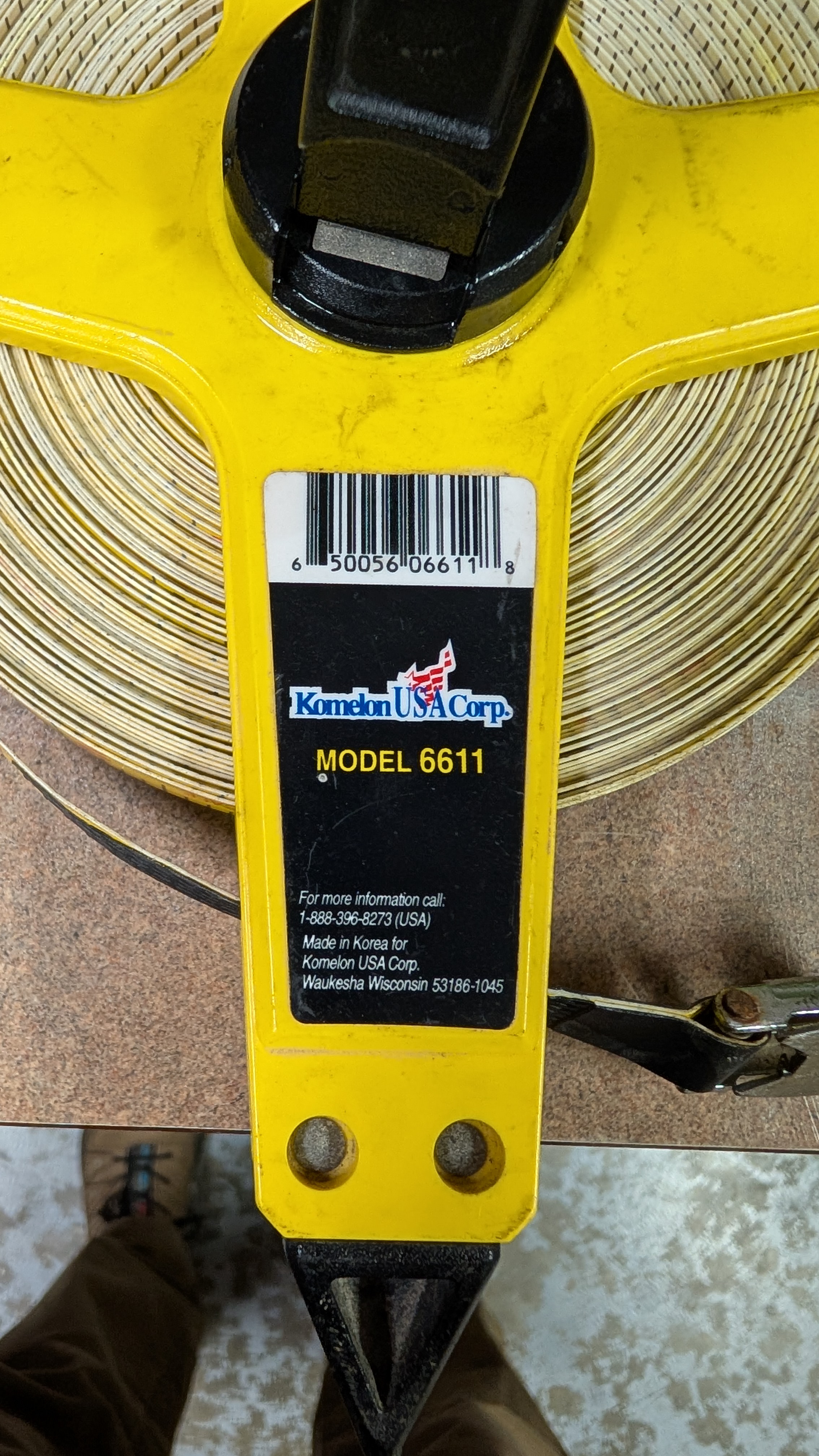 Komelon 100' Fiberglass Tape Measure