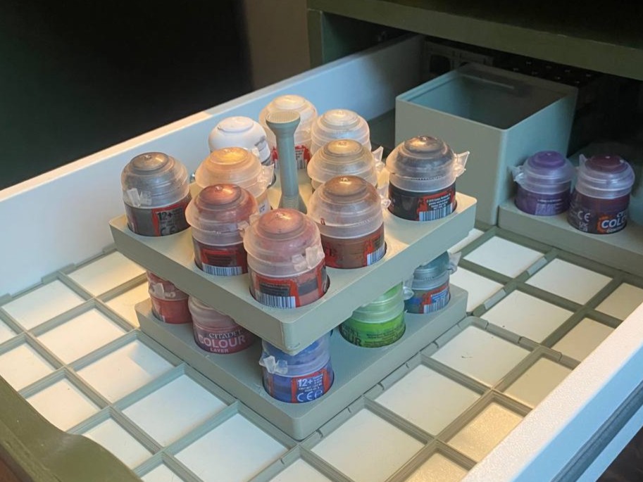Gridfinity Citadel Paint Stackable Storage