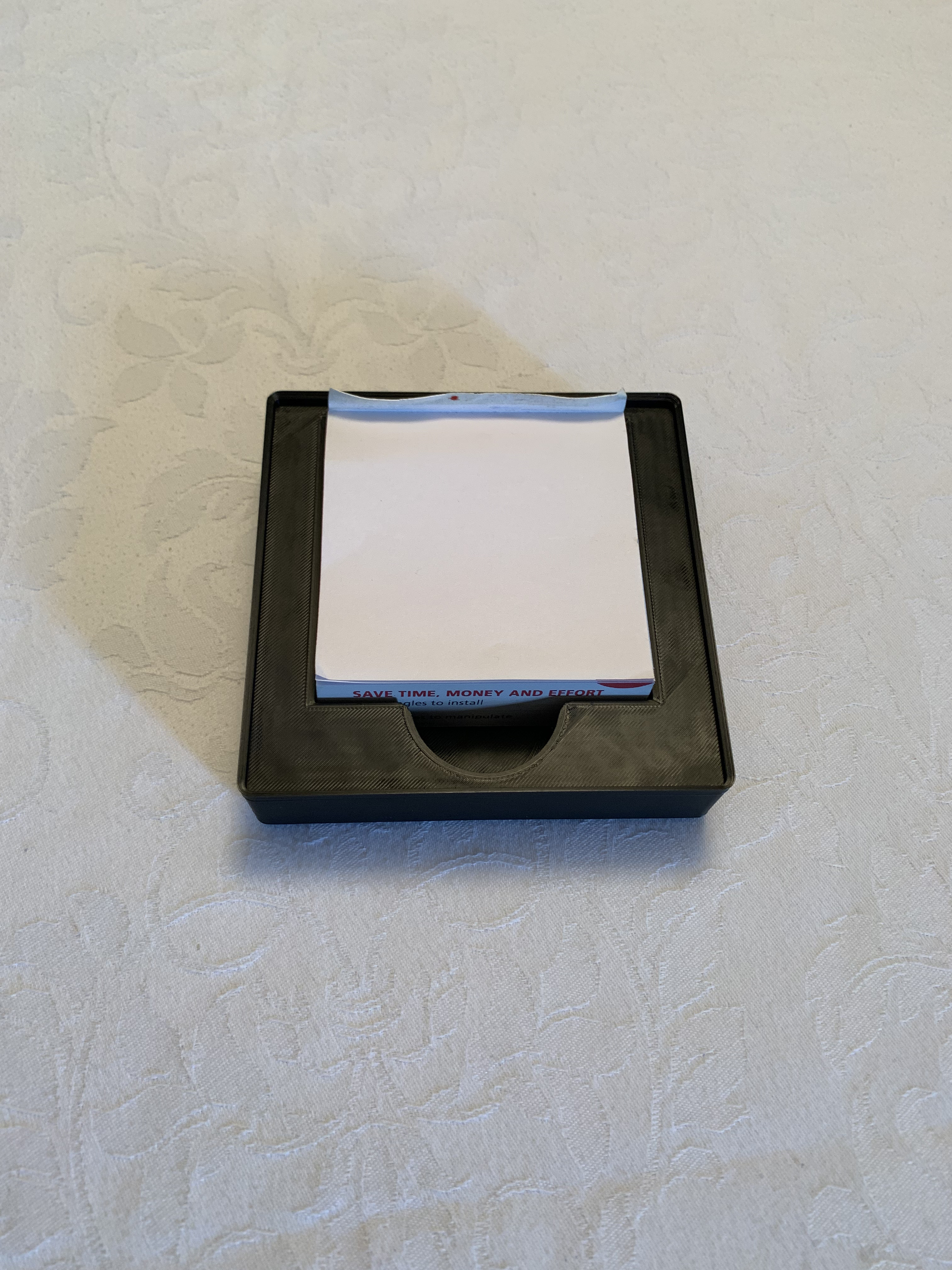 Miniatura 3 do modelo 3D Gridfinity 3.5" Post-It Note Stack Holder