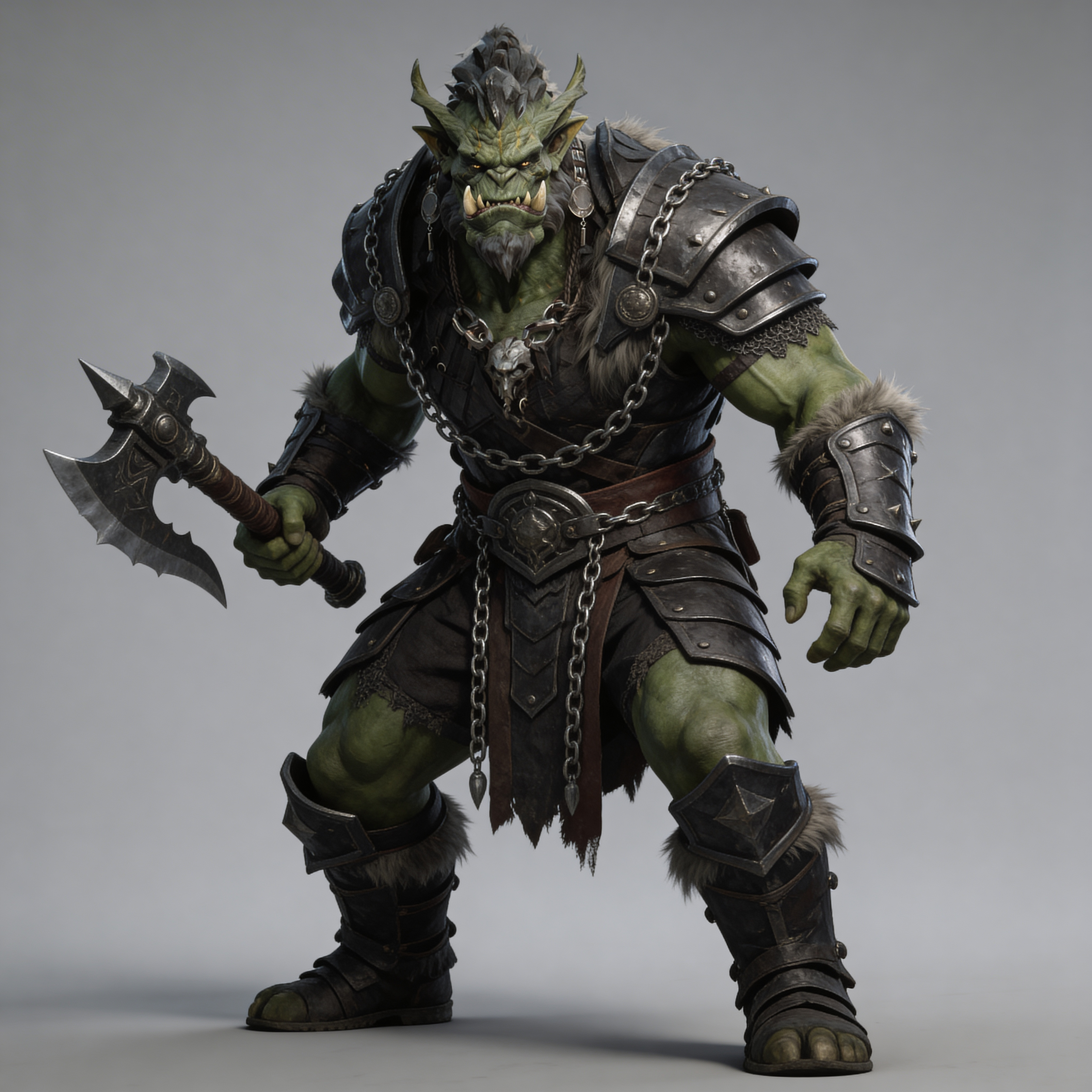 Ork Warrior with Axe 3