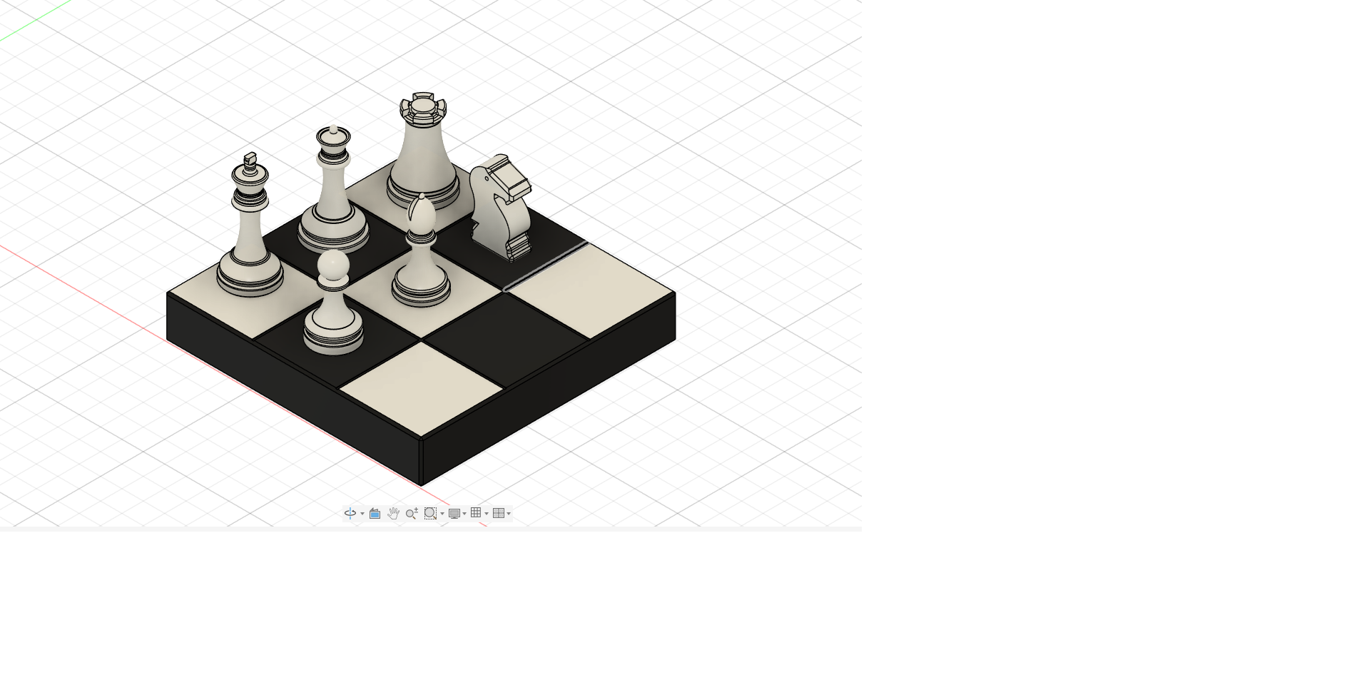 Mini chess board