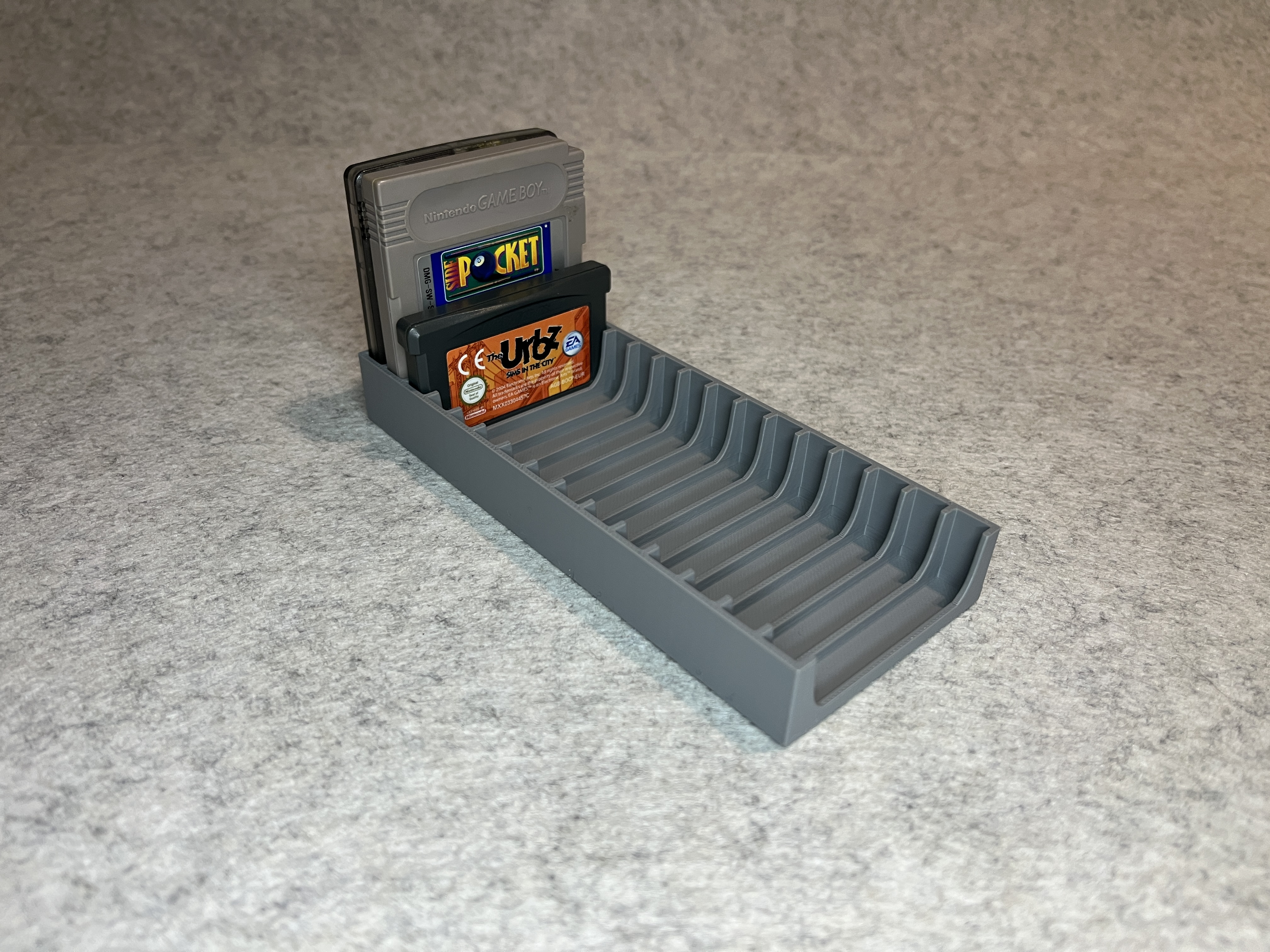 Games stand for 15 Gameboy cartridges