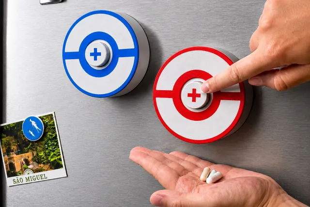 Pill Dispenser | Fridge Magnet | Pokemon